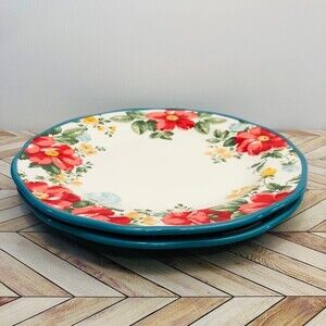 Pioneer Woman Vintage Floral 2-Piece Dinner Plate Set
